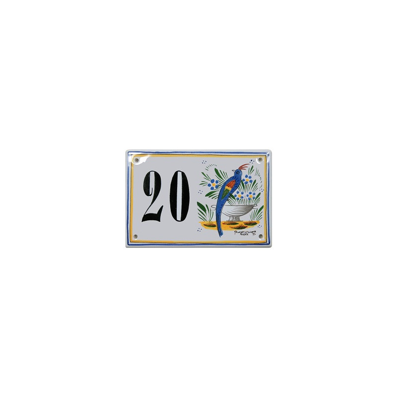 PLAQUE DE PORTE 15x10CM "JARDIN D'ETE"