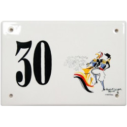 PLAQUE DE PORTE 15x10CM...