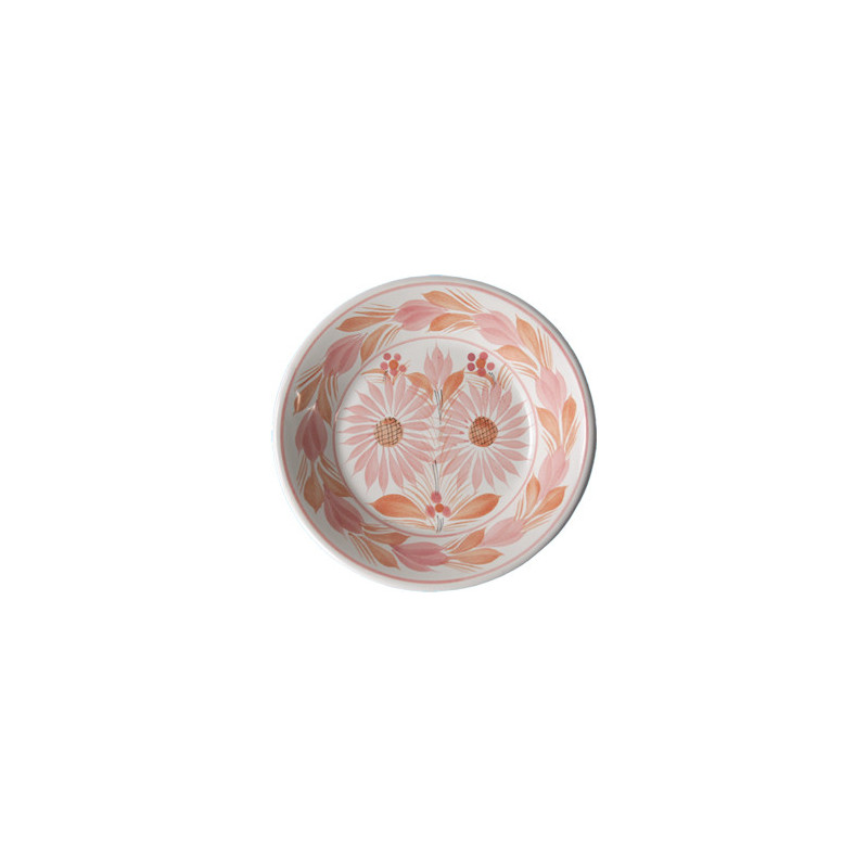 ASSIETTE PLATE 18CM "CAMAIEU ROSE"