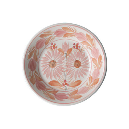ASSIETTE PLATE 18CM "CAMAIEU ROSE"