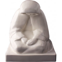 FEMME EN PRIERE 24CM "ROBIN" TRANSPARENT