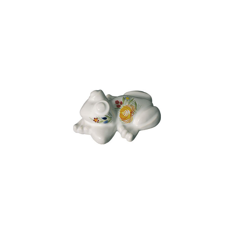 GRENOUILLE 12CM "FLORAL"